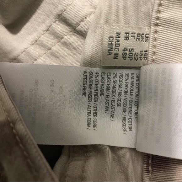 LOGO by Lori Goldstein Twill Printed Ankle Pants - Picture 7 of 7